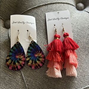 Two Just Lovely Boutique Earrings Sets